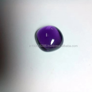 Piedra Cabujón de Amatista Violeta Púrpura Creada en Laboratorio, 15 mm, Efecto de Juego de Color/Fuego, Calidad Grado AAA, 14.10 Quilates, Hidrotermal - Product Image 6