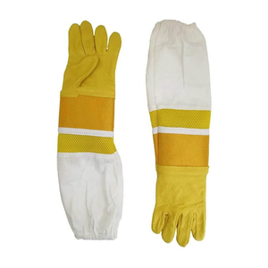 Gants d'apiculture en cuir de qualité supérieure, résistants aux piqûres, pour les activités d'apiculture, vente en gros OEM - Product Image 2