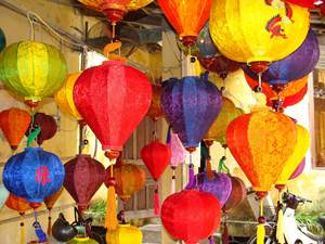 Bamboo Silk Lantern | Handmade Vietnam | Traditional Hanging Decor | Festival & Event Use | Wholesale Factory - Product Image 3