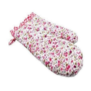 Custom Printed Logo 100% Organic Cotton Oven Mitts Microwave Heat Resistant Eco-Friendly Recycled Fabric Dishwasher Safe - Product Image 2