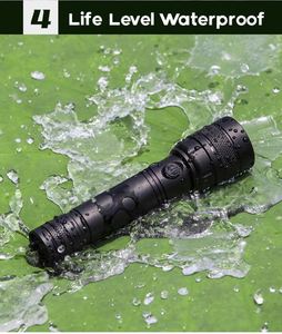 CITICITY <b>LED</b> Flashlight, <b>Rechargeable</b> High Lumen Portable Mini Tactical Flashlight for Camping Outdoors Home Battery for Free - Product Image 4