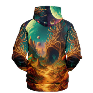 Customizable Front Logo <b>Men's</b> <b>Pullover</b> Hoodie with Pocket 100% Polyester Jersey Fabric Sublimation Printing Breathable Quick Dry - Product Image 4