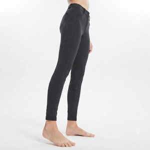 Women High Rise Equestrian Breeches With Zipper Phone Pocket Slim Fit Black Riding Pants Sports Style Horse Riding Breeches - Product Image 3