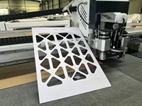CNC Carton Ondulé Boîte Machine De Découpe Forex Cutter Gris Conseil Papier Cutter RUIDA Fixe pour Nid D'abeille