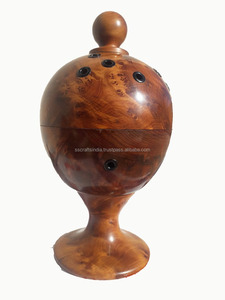 Quemador Bakhoor de madera hecho a mano más vendido para el hogar u oficina y espacios de meditación disponibles a un precio asequible de la India - Product Image 4