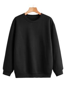 Sweat-shirt à col rond surdimensionné de qualité supérieure Urban Essential, poids lourd, uni, hiver, série Signature Fleece ODM, épaules tombantes, coupe régulière - Product Image 5