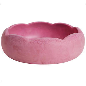 Bol à fruits en résine de haute qualité, décoration de table, bol de service unique en résine à effet tourbillon, ustensiles de cuisine pour la maison, l'hôtel, élégant saladier - Product Image 1