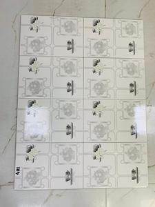 Exterior Elevation <b>Ceramic</b> Walltiles Royal Border Design Glossy Finish 25*75cm Light Dark 9 mm Thickness 3D Effect Made in India - Product Image 6