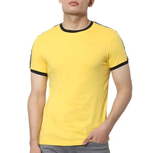 Camiseta de Algodón Lisa para Hombre, Camiseta de Manga Corta para Verano, Camiseta Informal de Algodón Ligera para Hombre, Camiseta Básica de Algodón para Hombre - Product Image 1