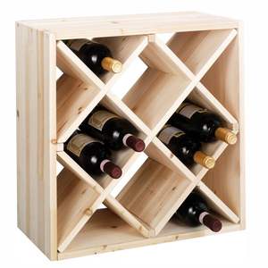 Support à vin en bois massif, design moderne et écologique |   Travail artisanal |   Cadeau d'anniversaire pour le Ramadan |   Vente en gros directe - Product Image 2