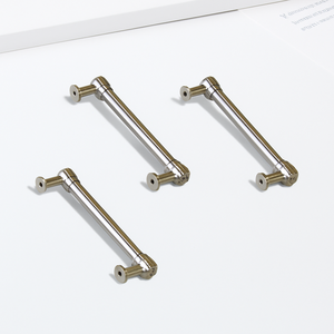 Tirador Redondo de Aleación de Zinc Clásico Moderno Directo de Fábrica, Materiales de Ferretería para Gabinetes, Tirador Ranurado para Muebles de Cocina y Baño - Product Image 3