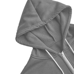 Chándal Ecológico 100% Algodón para Adultos, Corte Ajustado, Estampado Sólido, Cómodo, Sudadera con Capucha Antibacteriana para Hombre, Invierno - Product Image 5