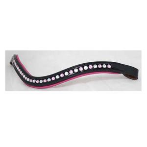 Meilleure qualité en cuir de qualité supérieure Horse Brow Band forme de designer durable avec cristal Bling décoratif Premium Horse Products - Product Image 6