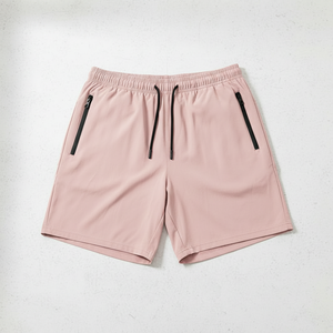 Men Running Shorts with Zipper Pockets Lightweight 4 Way Stretch Sweat Resistant Summer Sport Shorts - Product Image 4