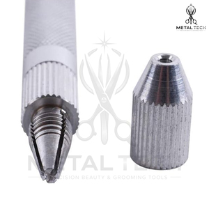 Kit de Agujas de Ventilación de Aluminio Plateado, 4 Tamaños, Agujas de Gancho Micro 1-1 a 3-4, Herramientas Profesionales para la Elaboración de Pelucas y Postizos - Product Image 5