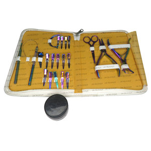 Kit d'extension de cheveux noirs - Kit complet d'application et de retrait avec protections thermiques pour fusion, pinces de précision et pinces de sectionnement - Product Image 6