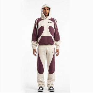 Conjunto Deportivo Oversize para Hombre con Paneles en Contraste – Sudadera con Capucha y Pantalones Jogger Premium - Product Image 2