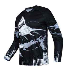Chemise de pêche personnalisée de haute qualité pour hommes, chemises de pêche ultimes UPF 50 à manches longues, sublimation, séchage rapide, respirante, motif écailles de poisson - Product Image 4