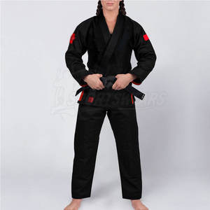 Traje de BJJ Personalizado con Etiqueta Privada, Uniforme Profesional de Artes Marciales, 100% Algodón, Secado Rápido, Transpirable, para Academia de Jiu Jitsu - Product Image 2