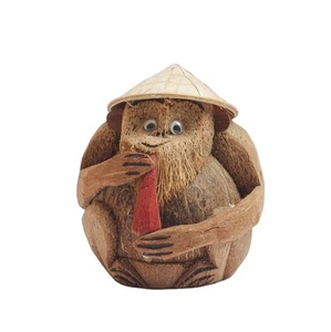 Regalos Artesanales de Coco/ Mono Hecho a Mano con Cáscara de Coco/ Mono de Coco de Vietnam 99 Gold Data - Product Image 1