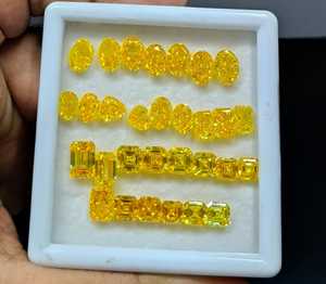 เพชร CVD สีเหลืองสดใสทรงหลวม ขนาด 0.50-1.00 กะรัต มม. คุณภาพ VVS2 รับรองโดย IGI ทรง Asscher และทรง Emerald เพชรเพาะเลี้ยงในห้องปฏิบัติการสำหรับเครื่องประดับ - Product Image 2