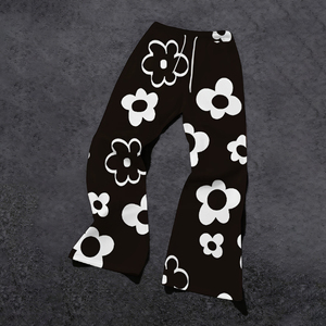 Nouveau pantalon de survêtement ample en coton, coupe droite, personnalisé, pour homme, style décontracté - Product Image 6