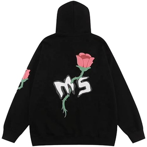 เสื้อฮู้ดดี้ทรงโอเวอร์ไซส์ สไตล์ฮิปฮอป แขนยาว บุซับในอย่างดี ระบายอากาศได้ดี เป็นมิตรกับสิ่งแวดล้อม ผลิตจากผ้าฝ้ายแท้ 100% สำหรับผู้ชาย เหมาะสำหรับฤดูหนาว จากโรงงานโดยตรง - Product Image 4