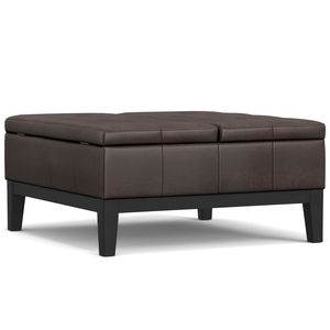 Dover Coffee <b>Table</b> Ottoman <b>with</b> Lift Top for Storage Stylish <b>Stool</b> & Ottoman Furniture - Product Image 2