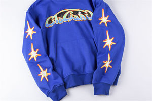 Sudadera con Capucha Oversize de Algodón 100% con Diseño en Relieve, Tejido Grueso y Duradero, Estilo Urbano Vintage, Estampado Puff - Product Image 4