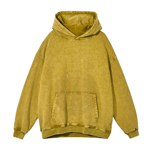 Sudadera con Capucha Retro para Mujer, Lavada, de Mezcla de Algodón Suave, con Silueta Relajada para Comodidad Diaria - Product Image 3