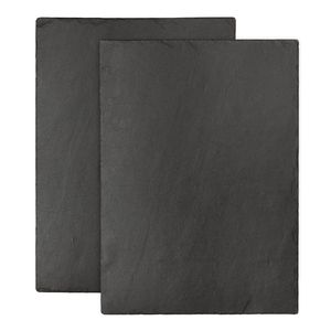 Planche à découper en granit rectangulaire, 1,3 cm d'épaisseur, antidérapante, lavable au lave-vaisselle, écologique, durable, antibactérienne, légère, pour la cuisine - Product Image 4