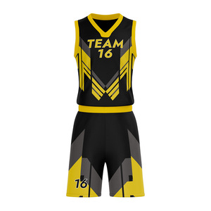 Professional Basketball Uniform Set Men Sublimation Printed Jersey Shorts Team Sportswear Custom Design OEM - Product Image 6
