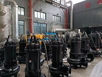 Pompe submersible en acier inoxydable triphasée 5 CV entièrement automatique multi-étages pour eaux usées domestiques