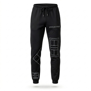 <b>Men's</b> Cotton Blend Acid Quick Dry Pickleball <b>Jogger</b> Pants Drawstring Elastic Waist Flat Front Midweight Casual Sport Trousers - Product Image 5