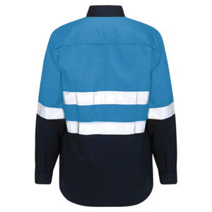 Chaleco de Seguridad Profesional para Hombre, ANSI Clase 3, EN ISO 20471 Clase 2, Ecológico, de Franela, Antiarrugas, Transpirable y Ligero - Product Image 5