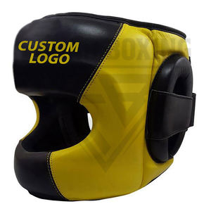 Protège-tête réglable fabriqué au Pakistan, nouveau design simple et confortable, avec grande protection buccale pour la boxe – Vente chaude - Product Image 2