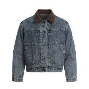 Mens ELLIPSE INDUSTRY Denim Jacket Spring Autumn New Regular Fit Streetstyle Long Sleeved Waterproof Breathable 100% Cotton - Product Image 1