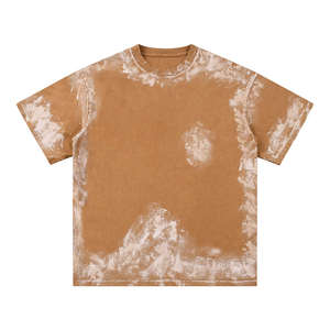 Camiseta Premium con Lavado Ácido para Hombre - Negro Medianoche con Acabado Mineral - Silueta Cuadrada - Prenda Esencial de Alta Calidad para Streetwear 2026 - Product Image 4