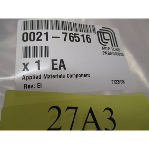 AMAT 0021-76516 แผ่นรองในห้องเผา, PVD Sputter, Endura - อุปกรณ์และอะไหล่เซมิคอนดักเตอร์ระดับโลกที่เชื่อถือได้ - Product Image 1