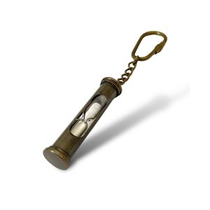 Hour <b>Glass</b> Shaped Keychain KC19 Unique and Stylish <b>Glass</b> Key <b>Chains</b> - Product Image 1