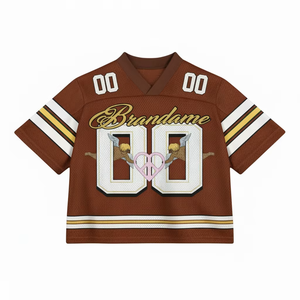 Camisetas de Fútbol Americano al por Mayor para Hombre, Personalizadas, Deportivas, Holgadas, Transpirables, de Manga Corta, Tallas Grandes - Product Image 3