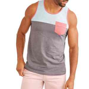 New Fashion Solid Sleeveless Sports Tank Top Custom <b>Men's</b> Basketball Running Training Fitness Gym <b>Vests</b> Shirt - Product Image 1