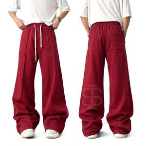 Pantalon de survêtement respirant pour homme, vert forêt, coupe ample, durable, jambe large, athlétique, décontracté, pour l'entraînement et la détente - Product Image 6