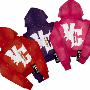 Sudadera con capucha personalizada de 400 g/m² para hombre, estilo boxy, de peso pesado, con efecto desgastado por el sol, lavado ácido, pedrería, oversize, hombros caídos, con cremallera y efecto desgastado, en varios colores. - Product Image 6