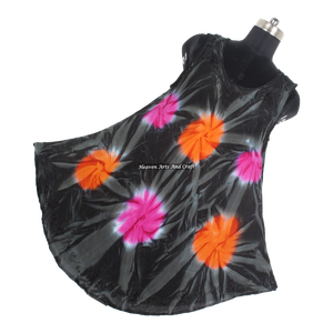 Nouvelle Robe Longue Sexy Tie-Dye Faite à la Main pour Soirée et Plage, Style Bohème Gypsy en Rayonne, Vente en Gros 2026 - Product Image 6