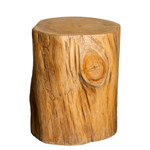 ARTERRA Luxury Handmade Organic Teak Wood Stool for Hotel and Villa Use <b>Rustic</b> Design <b>Side</b> <b>Table</b> - Product Image 2