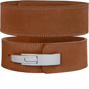 Top Selling <b>Weight</b> Lifting Lever <b>Belt</b> Comfortable Durable Genuine Leather Adjustable Lever <b>Belt</b> With Steel Buckle - Product Image 6