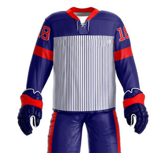 Uniformes de hockey sobre hielo, conjunto deportivo versátil diseñado para jugadores de hockey sobre hielo, con diseño y gestión de tela resistentes. - Product Image 5