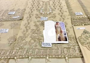 Traje Salwar Kameez de Seda Viscosa y Rayón con Bordado para Bodas Pakistaníes e Indias, Éxito de Ventas 2022, para Ocasiones Especiales - Product Image 2