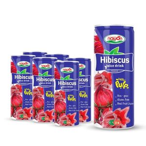 Jugo de Plátano con Pulpa 320ml Enlatado Bajo MOQ Muestra Gratis Bebida de Jugo de Fruta Natural OEM en Vietnam ISO HALAL BRC - Product Image 4